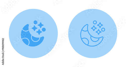 Moon Vector Icon