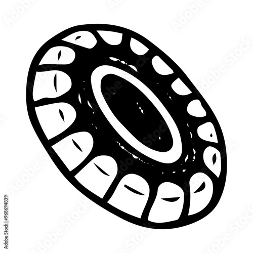 Cookie with jam hand drawn doodle. Sweets bakery. Shortbread, biscuit, kurabye. Dessert food. Confectionery products. Sugar baking. Vector outline line art illustration.