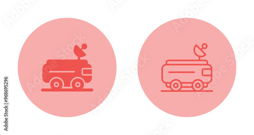 Mars Rover Vector Icon
