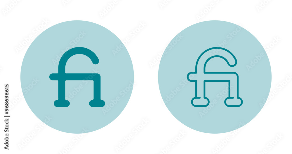 Ligature Vector Icon Ligature Vector Icon
