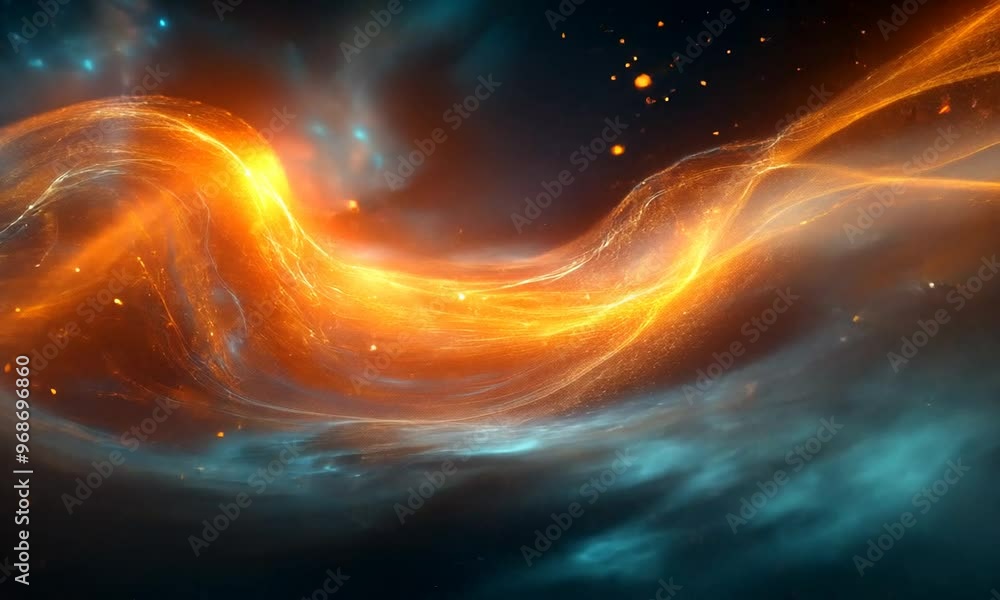 Abstract Digital Art with Glowing Energy Abstract Digital Art with Glowing Energy