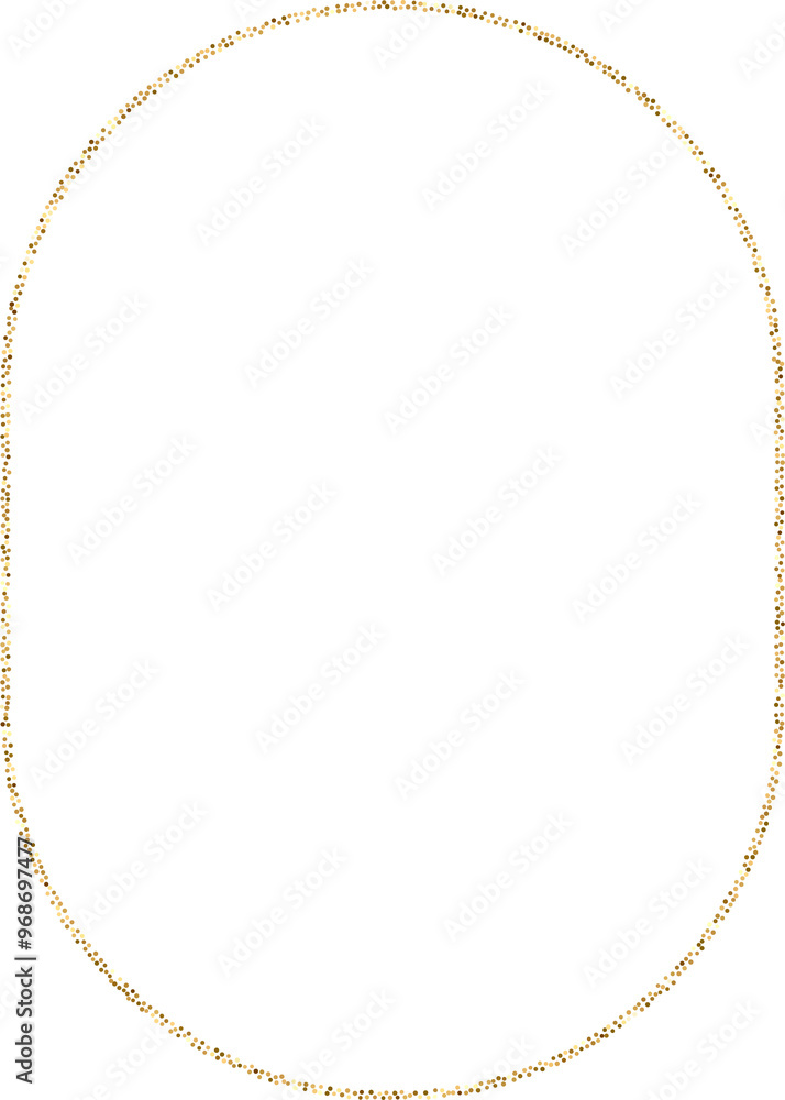 Gold Aesthetic Oval Ellipse Rounded Frame Gold Aesthetic Oval Ellipse Rounded Frame