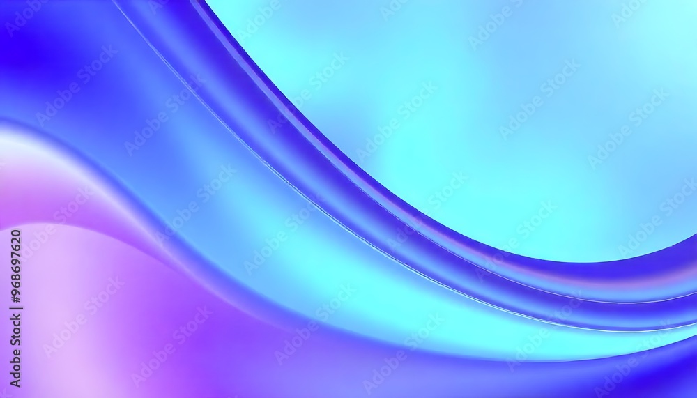 Fototapeta premium Abstract colorful background with smooth curved lines and gradient purple