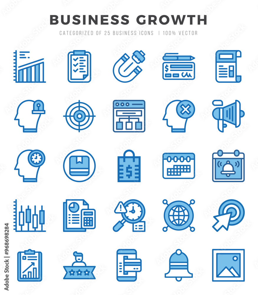 icons set. Business Growth for web. app. vector illustration. icons set. Business Growth for web. app. vector illustration.