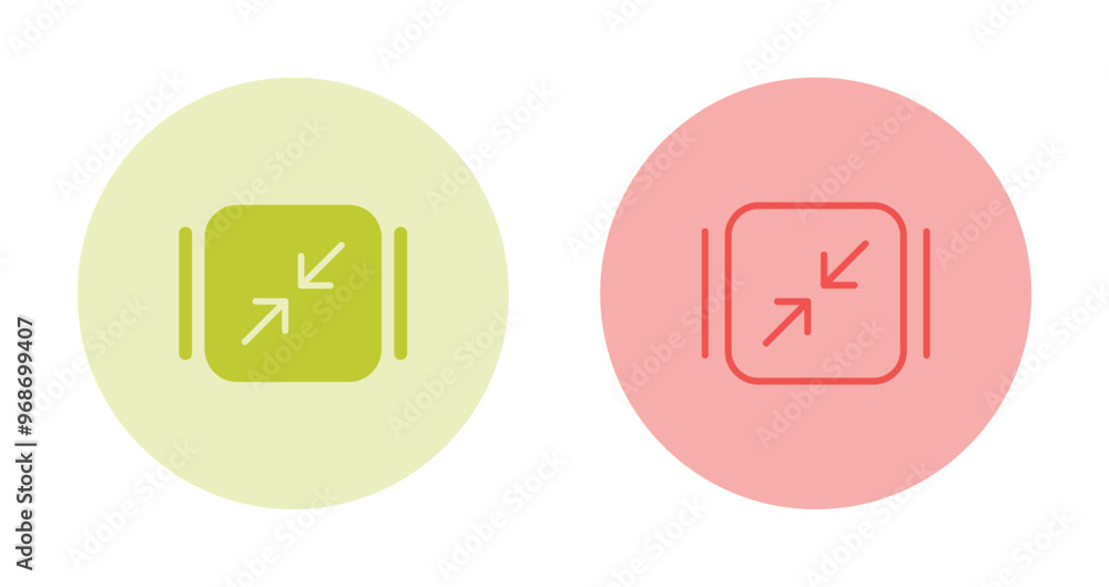 Resize Option Vector Icon Resize Option Vector Icon