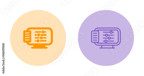 Desktop Computer Vector Icon