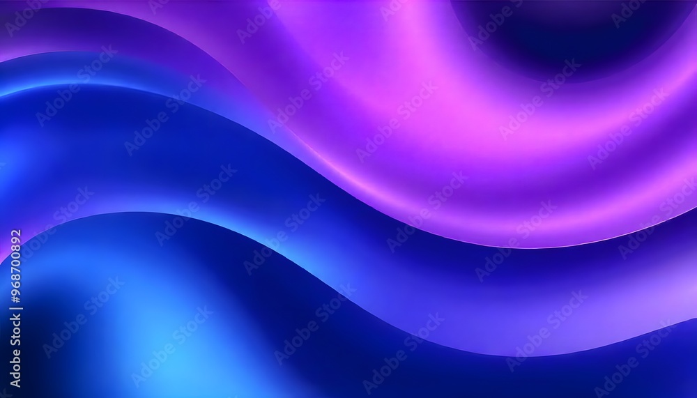 Naklejka premium Abstract colorful background with smooth curved lines and gradient purple