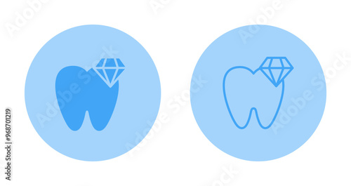 White Teeth Vector Icon