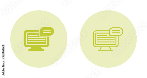 Computer Vector Icon