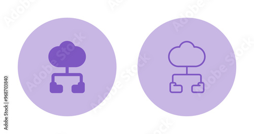 Cloud Computing Vector Icon