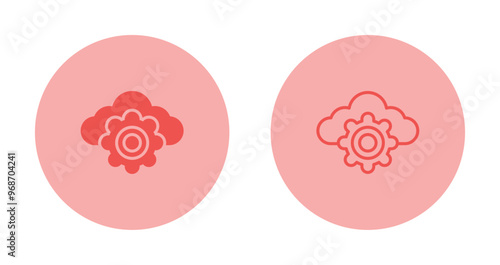 Cloud Computing Vector Icon
