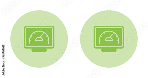 Desktop Computer Vector Icon