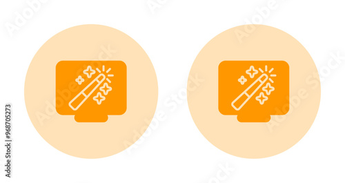 Desktop Computer Vector Icon