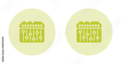 Sound Mixer Vector Icon