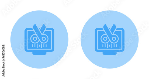 Desktop Computer Vector Icon