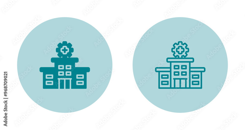 Naklejka premium Hospital Vector Icon