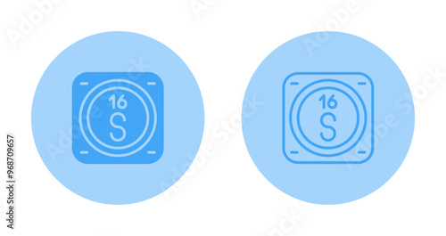 Chemical Element Vector Icon