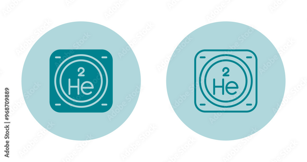 Helium Vector Icon Helium Vector Icon