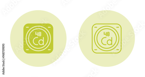 Cadmium Vector Icon
