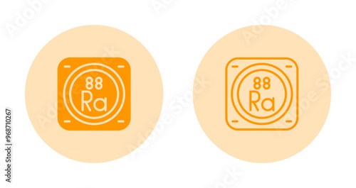 Radium Vector Icon