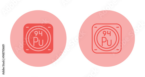 Plutonium Vector Icon