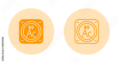 Chemical Element Vector Icon