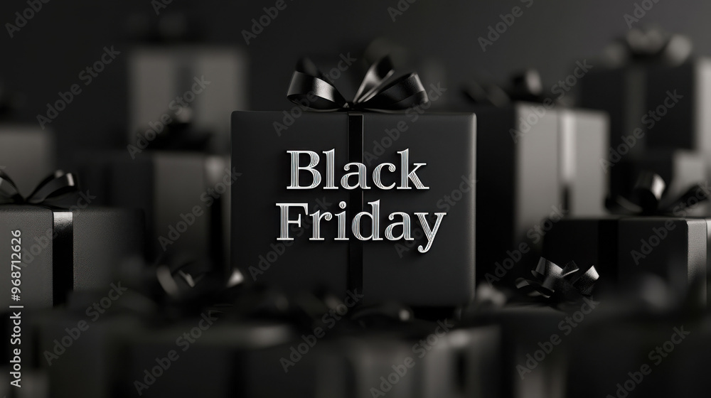 Fototapeta premium Black Friday banner