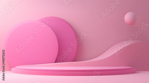 Pink heart-shaped mirror hanging in a modern bathroom, perfect for Valentine's Day decoration