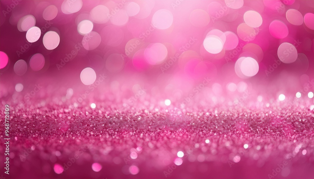Shimmering pink glitter background with soft, diffused lights Shimmering pink glitter background with soft, diffused lights