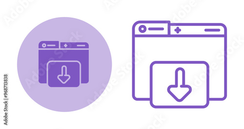 Downloading Vector Icon