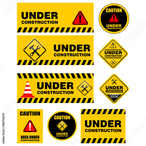 Under construction, sign and label vector