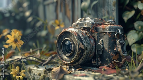 Vintage Photo Camera World Photography Day 8K Realistic

 photo