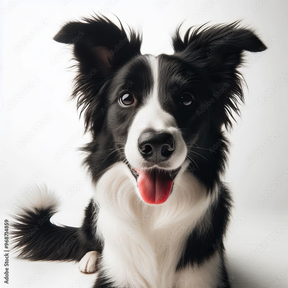 Fototapeta premium border collie puppy