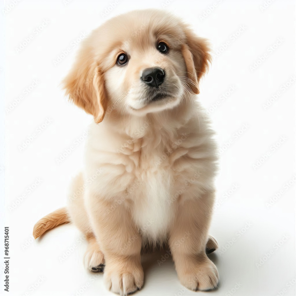 Fototapeta premium golden retriever puppy