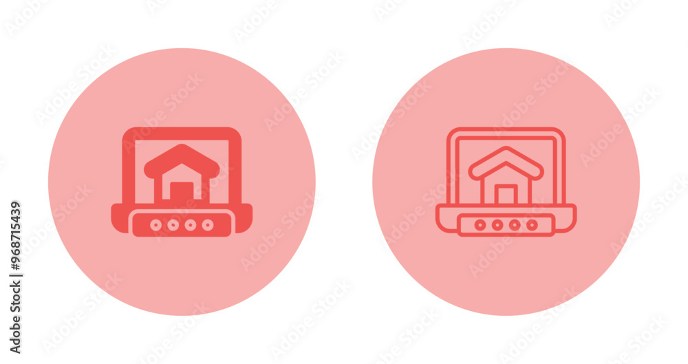 Laptop Screen Vector Icon Laptop Screen Vector Icon