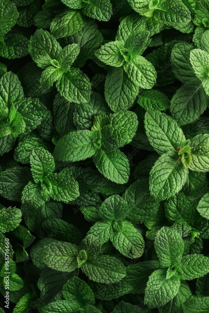 Many mint leaves texture background, fragrant spices pattern, Mentha piperita mockup, peppermint banner Many mint leaves texture background, fragrant spices pattern, Mentha piperita mockup, peppermint banner