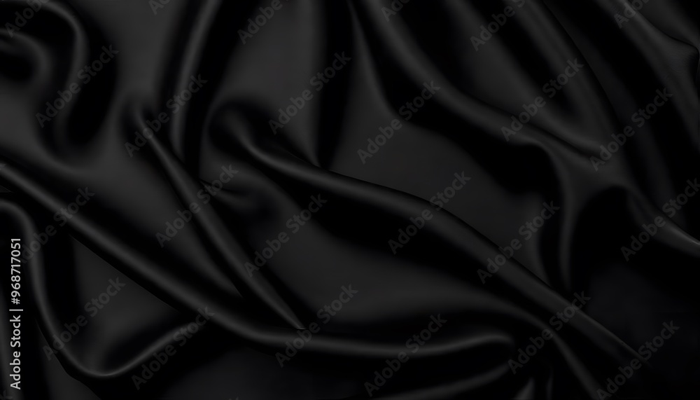 Abstract background luxury black cloth or liquid wave deep black background and subtle shadows. Abstract background luxury black cloth or liquid wave deep black background and subtle shadows.