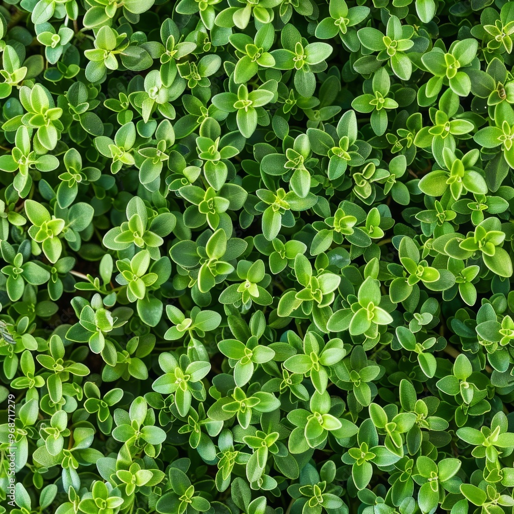 Thyme texture background, thymus leaf banner, Thymus vulgaris pattern, fresh herbal leaves banner Thyme texture background, thymus leaf banner, Thymus vulgaris pattern, fresh herbal leaves banner