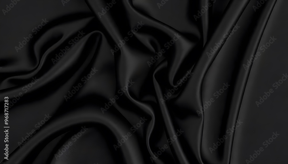 Abstract background luxury black cloth or liquid wave deep black background and subtle shadows. Abstract background luxury black cloth or liquid wave deep black background and subtle shadows.