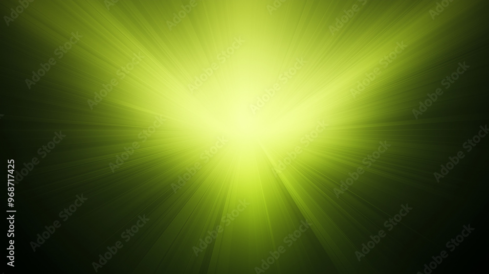Explosive Burst of Green Light Explosive Burst of Green Light