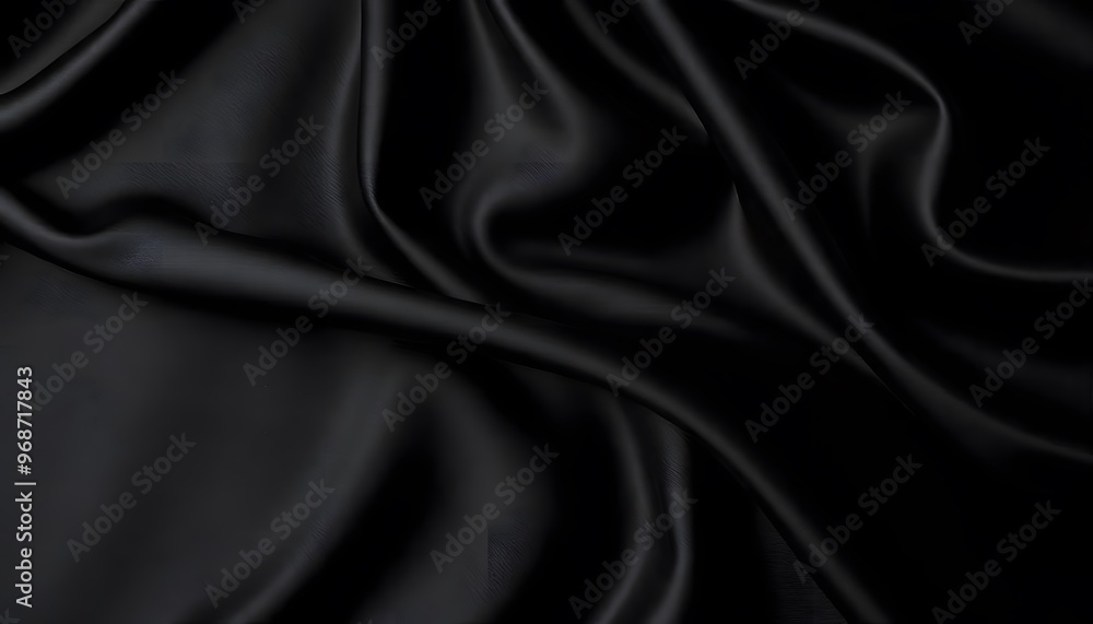 Abstract background luxury black cloth or liquid wave deep black background and subtle shadows. Abstract background luxury black cloth or liquid wave deep black background and subtle shadows.