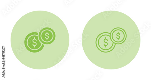 Coins Vector Icon