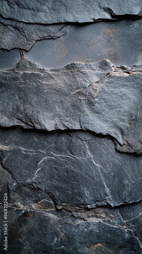 Close-up of textured dark slate rock surface, abstract natural background. Geological texture and nature concept Close-up of textured dark slate rock surface, abstract natural background. Geological texture and nature concept