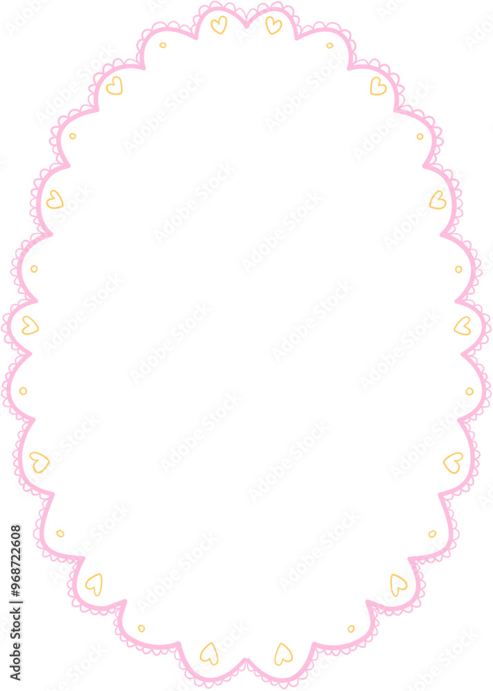 Pastel Coquette Frame for Invitation Pastel Coquette Frame for Invitation