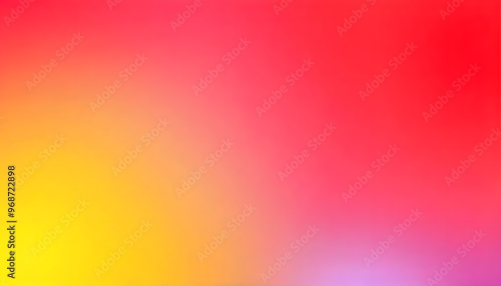 Obraz premium Vibrant background with a gradient transitioning from bright yellow to deep pink.