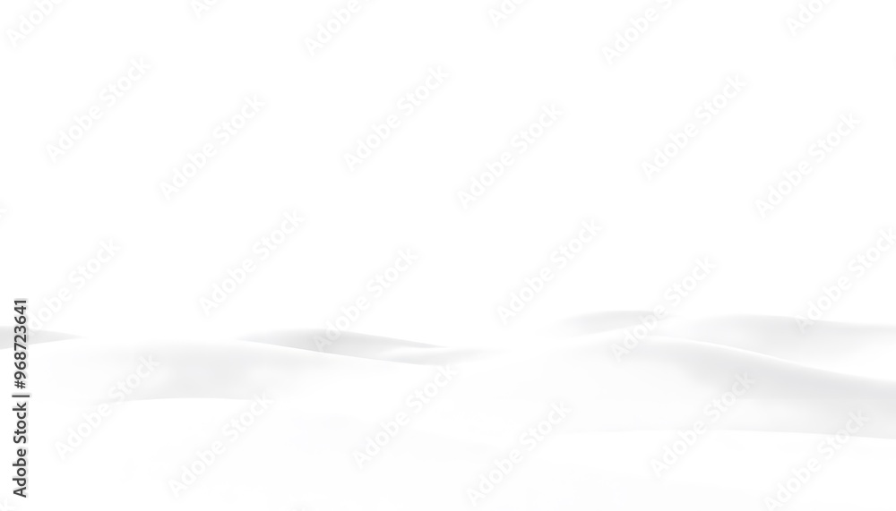 Fototapeta premium White abstract background with soft curves. Minimalist white background and subtle shadows.