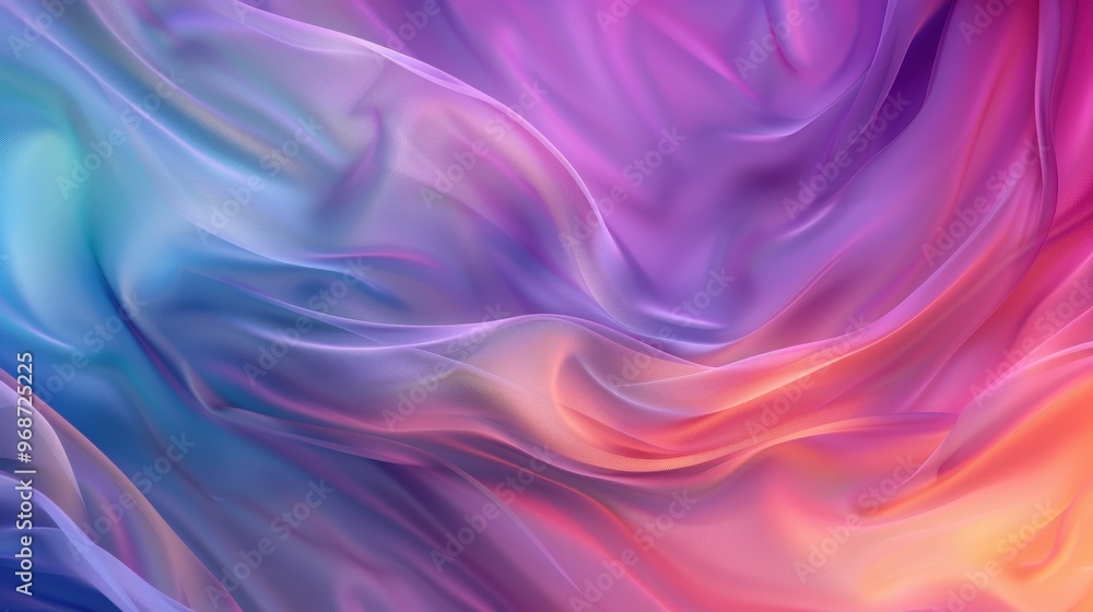 Multicolored Fabric Flow, an abstract expression of vibrant hues and dynamic movement, showcasing the fluidity and artistry of fabric through innovative artificial intelligence design. Multicolored Fabric Flow, an abstract expression of vibrant hues and dynamic movement, showcasing the fluidity and artistry of fabric through innovative artificial intelligence design.