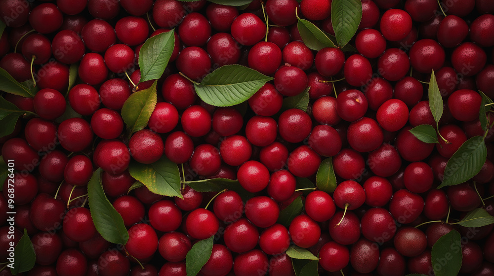 fresh red cherries as background fresh red cherries as background