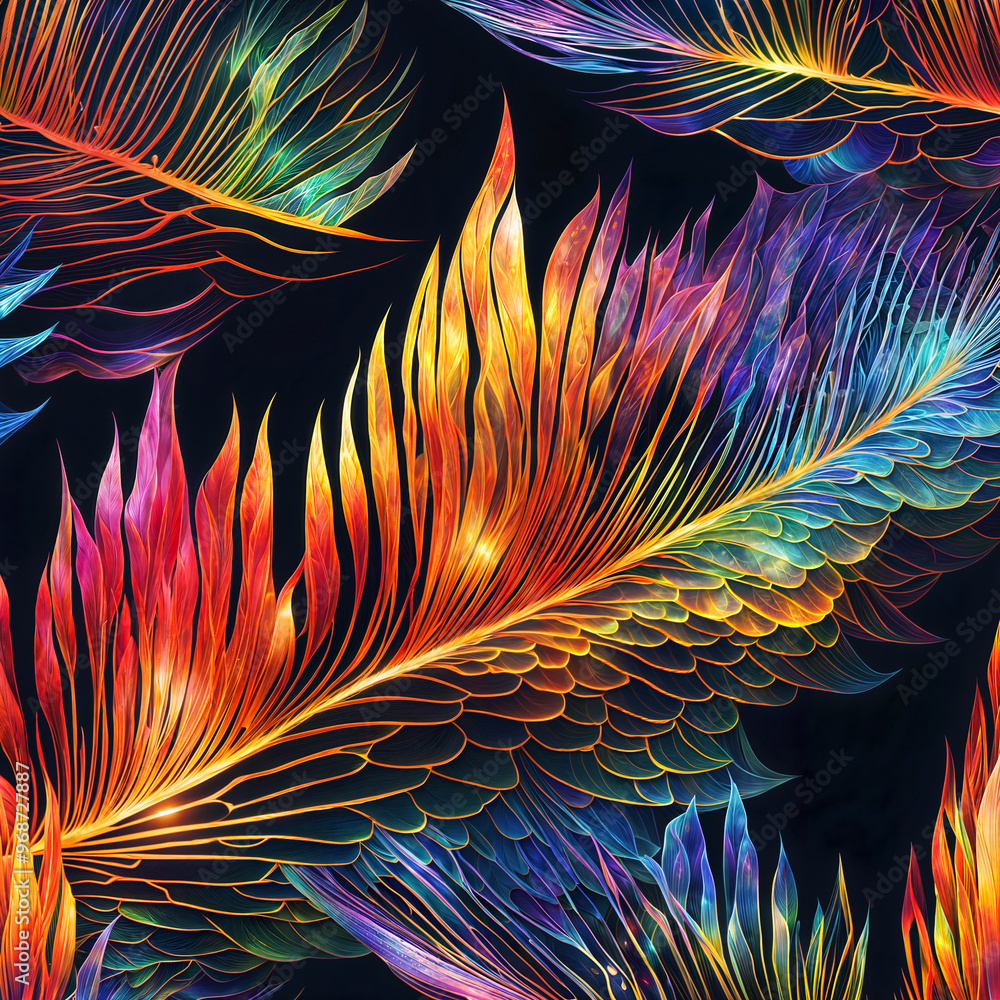 Fototapeta premium fractal burst background