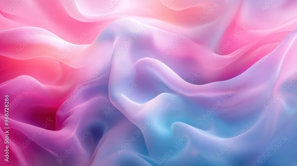 Fototapeta premium Beautiful, vibrant abstract pattern with swirling pink and purple colors.